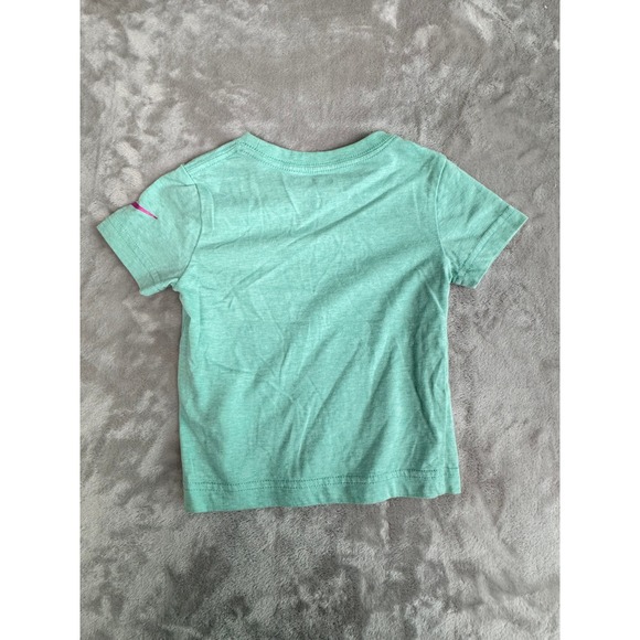 Nike Just Do It Toddler T-Shirt - Turquoise Short Sleeve Tee - 2T - Picture 6 of 7